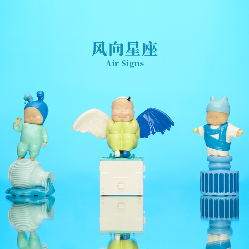 稀奇艺术 《十二星座》艺术桌面摆件创意小雕塑生日礼物礼盒包装