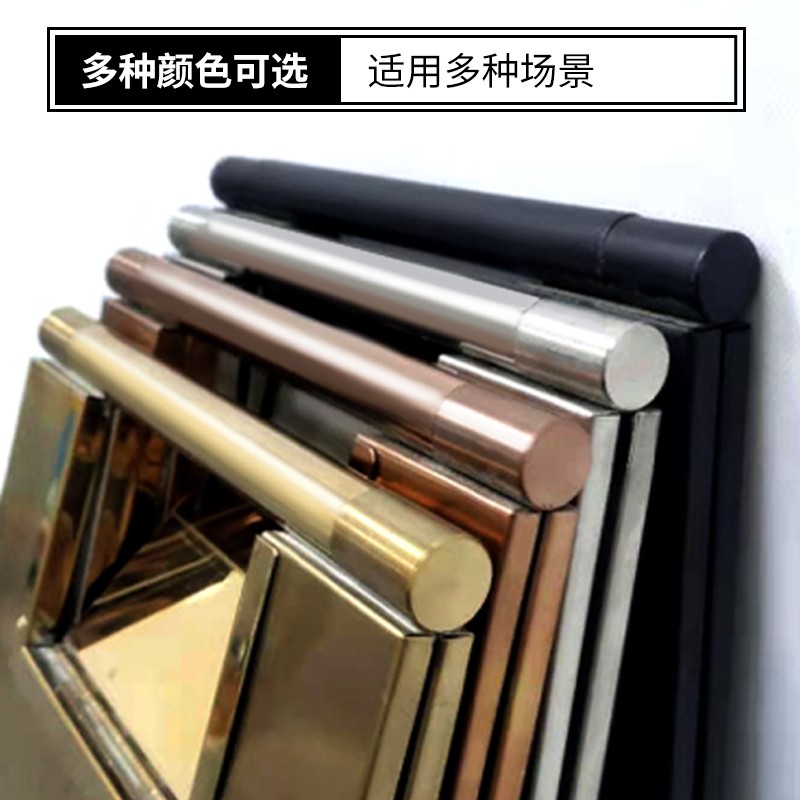 不锈钢停车牌小心地滑提示牌请勿泊车告示牌A字牌专用车位 警示牌