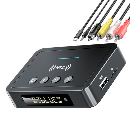 MOGAX蓝牙接收器5.0老音箱响功放改装蓝牙接收无线转aux音频输出