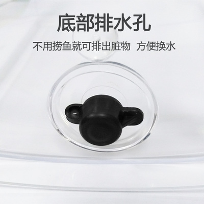 斗鱼隔离盒塑料斗鱼盒观赏鱼缸小型斗鱼缸饲养繁殖孵化单双格鱼缸