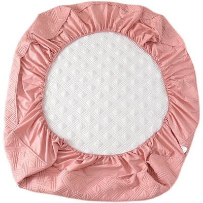 全棉床笠单件纯棉夹棉床罩席梦思保护罩床垫防尘防滑固定全包床套