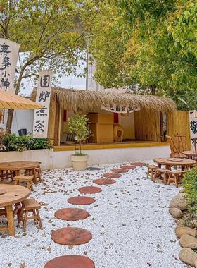 水磨坊户外庭院装饰砖踏步石别花园布造彷景置汀CAZ步石草坪墅垫