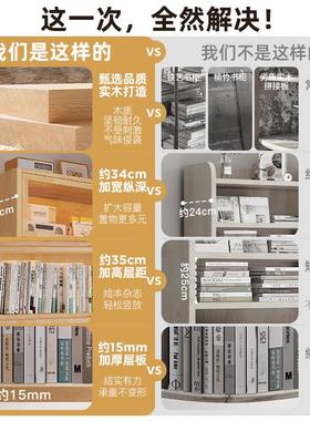 实G815-256木书展柜落地示储物柜学架生墙置物多靠层收纳柜子防尘