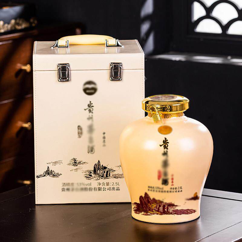 德镇瓷瓶空陶酒瓶ERU5斤装密封艺术酒罐通景用酒坛酒缸家用酒存酒