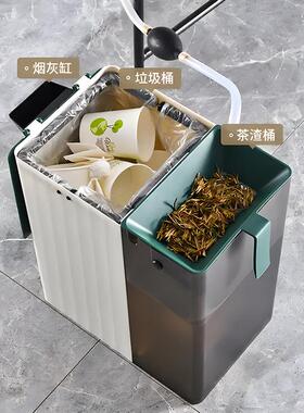 茶水桶废水桶高合端茶台下干分茶IIV离垃圾桶茶具配件新湿型渣桶