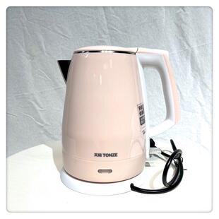 天际电热水壶304不钢1 3电热水壶人防迷你烧水锈壶自动断电1.5泡L