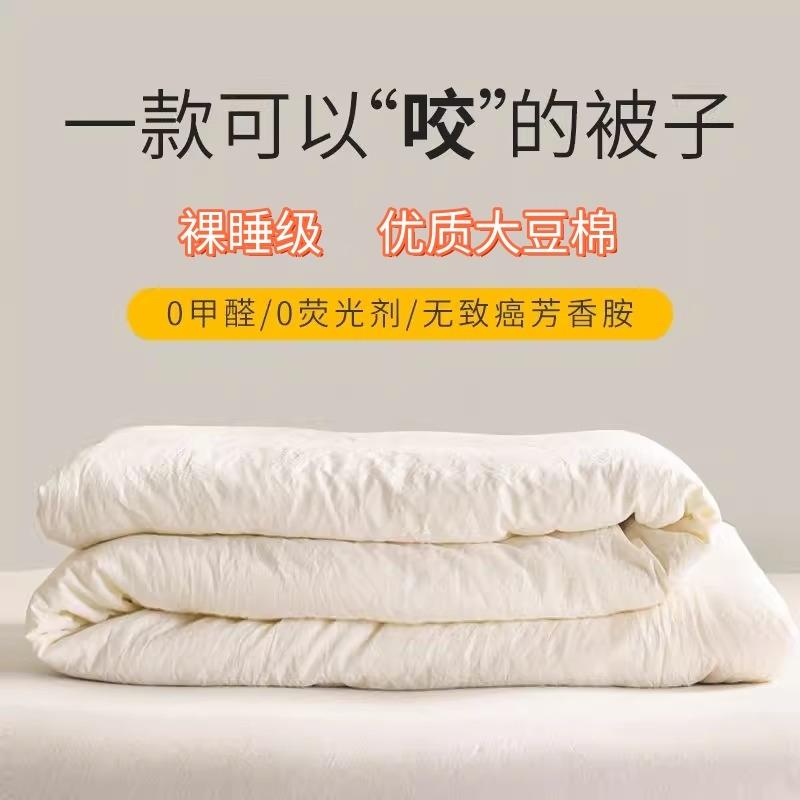 大豆纤维被子加厚冬被保暖棉被春秋空调夏凉四季学生宿舍家用双人