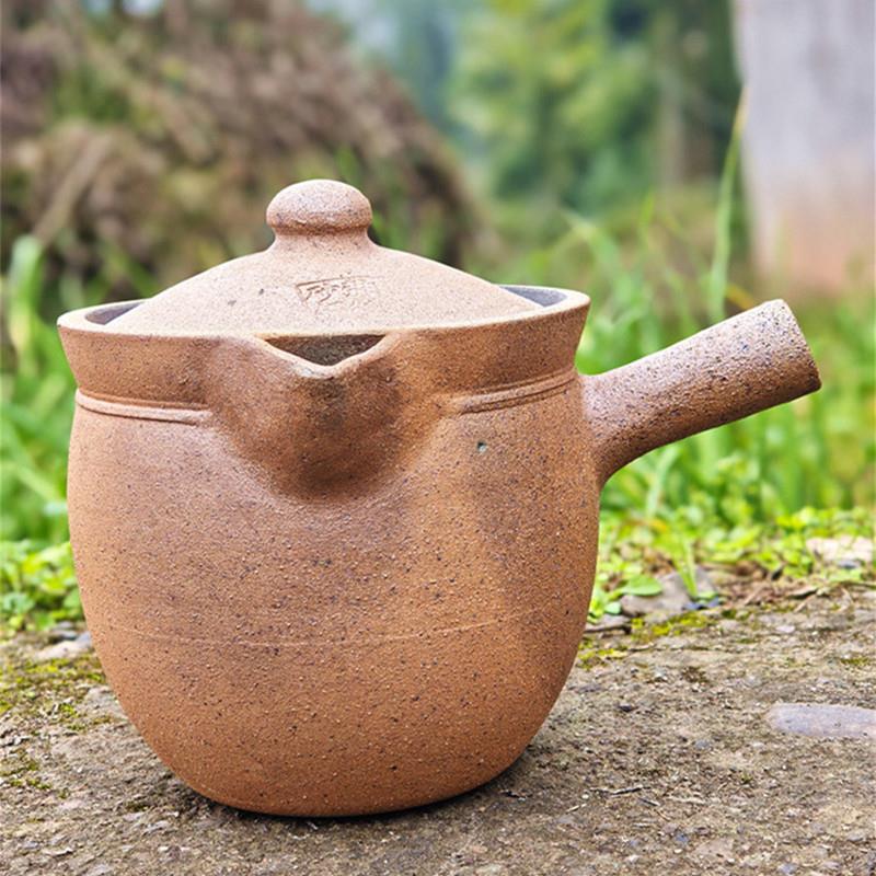 荥经红砂锅炖锅老式明火熬中药砂罐传统陶土中药壶大容量煮药汤锅