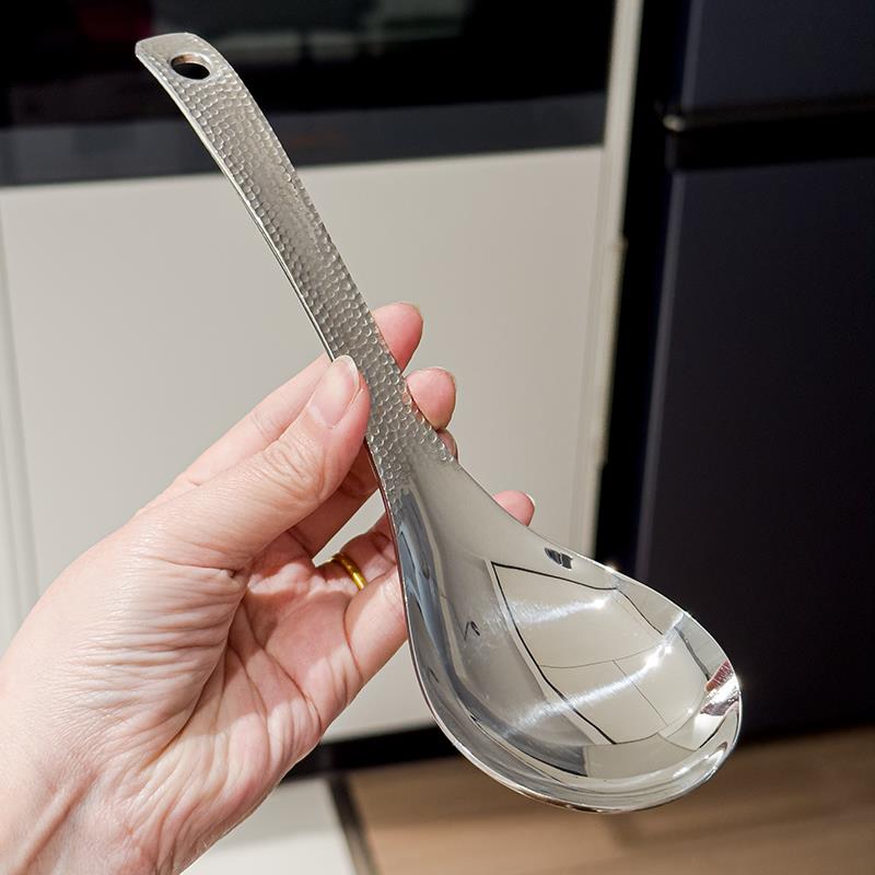 【大勺头】满满高级感不锈钢饭勺分餐勺分汤勺子盛米饭分菜勺公勺