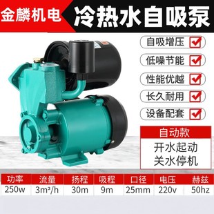 家用自来b水全屋管道加压双出水自吸泵220v抽水泵增压泵农村自建