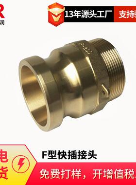 供应优质不锈钢 黄铜快速接头camlok F型快插接头F100SS F100BR
