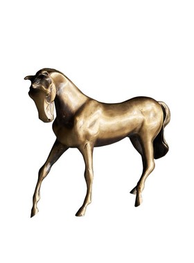 邸高写字楼公司办公室总经理办公桌背景展示柜宋氏美学摆件装饰品