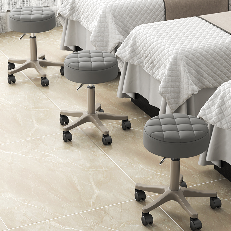 美容凳子美发大工凳理发店升降旋转滑轮凳子美甲师椅子美容院专用