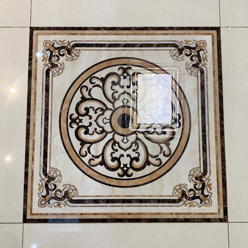 瓷砖自粘贴纸地面翻新遮丑地砖厨房过门石走廊装饰客厅中式地贴