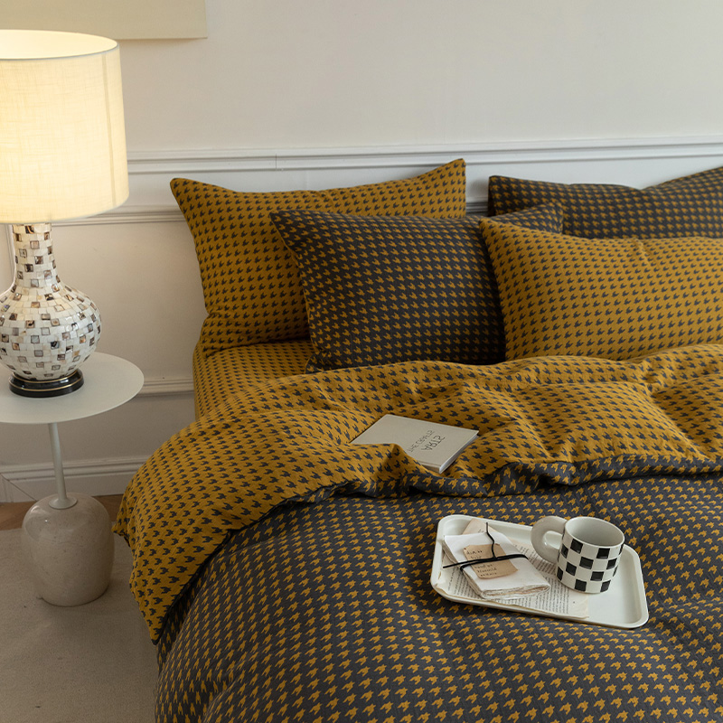 定做订制全棉纯棉双层纱四件套榻榻米被套220*229*230*248*248*25