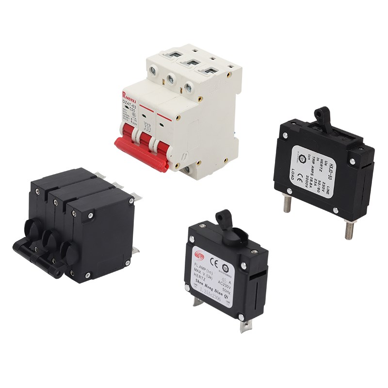 汽油发电机配件2/3KW 5/6.5/8千瓦断路器发电组空开断电保护开关