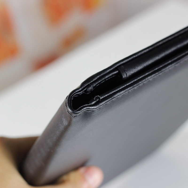 皮质A4多功能文件夹板会议垫合同签约本商务办公经理资料夹量房本