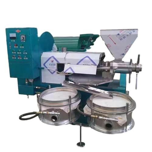 螺旋榨油机大豆花生菜籽胡麻油葵全自动冷热两用榨油机油坊设备