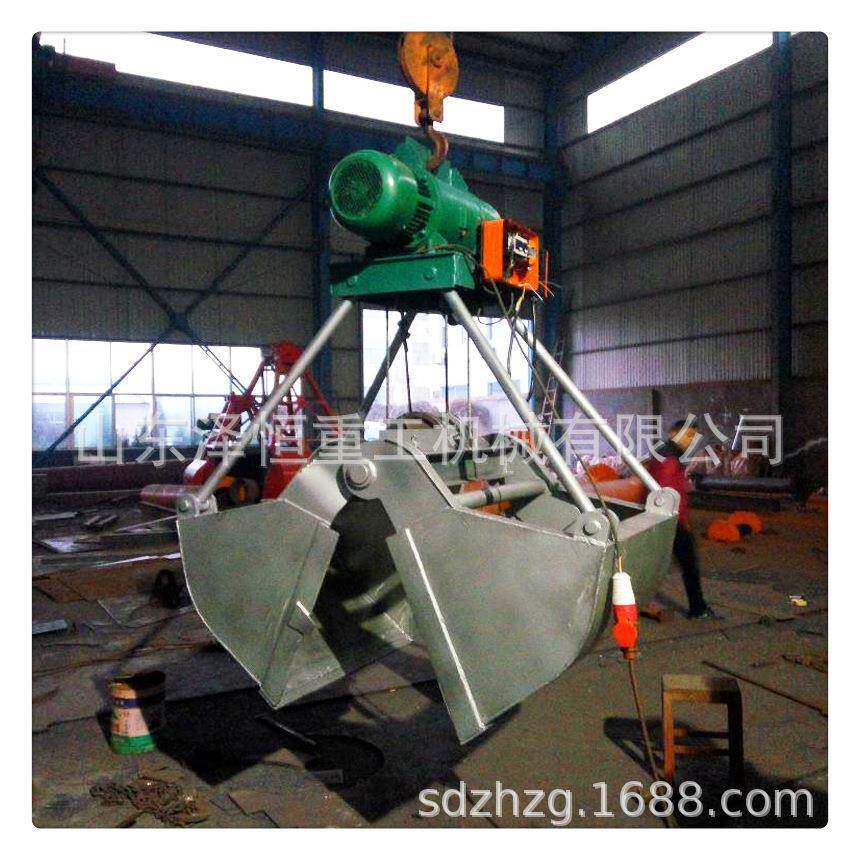 销售贝壳04不锈钢抓斗供应厂家酒厂酒糟料斗食品级不锈钢抓料斗