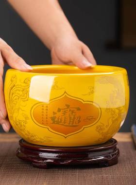 聚宝盆摆件招财聚财家用装饰品景德镇陶瓷乔迁开业进宝旺财送礼品