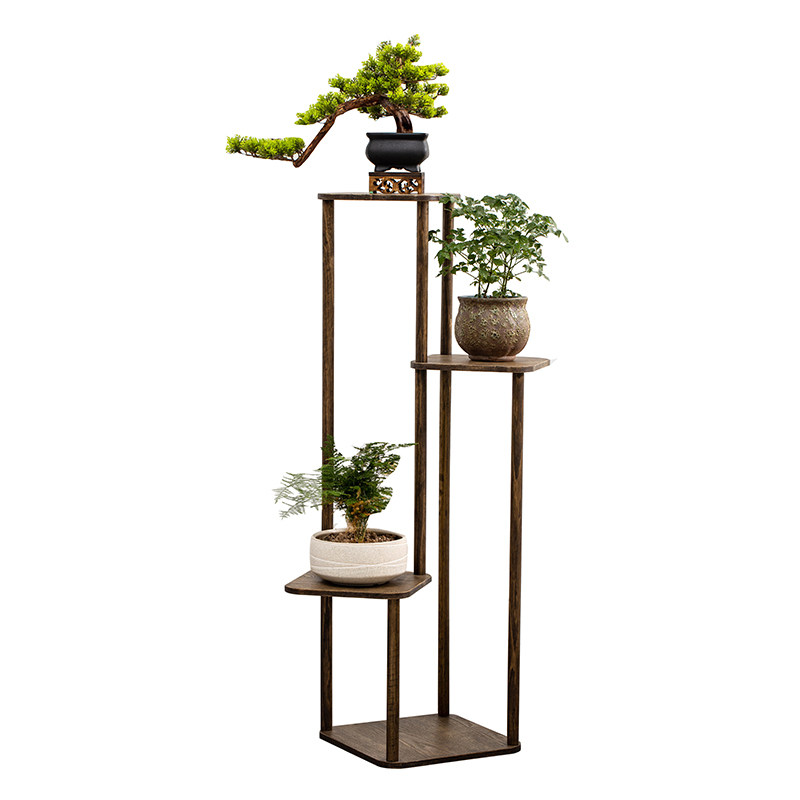 实木博古架实木中式小多宝阁紫砂茶壶茶具架子置物架摆件展示架