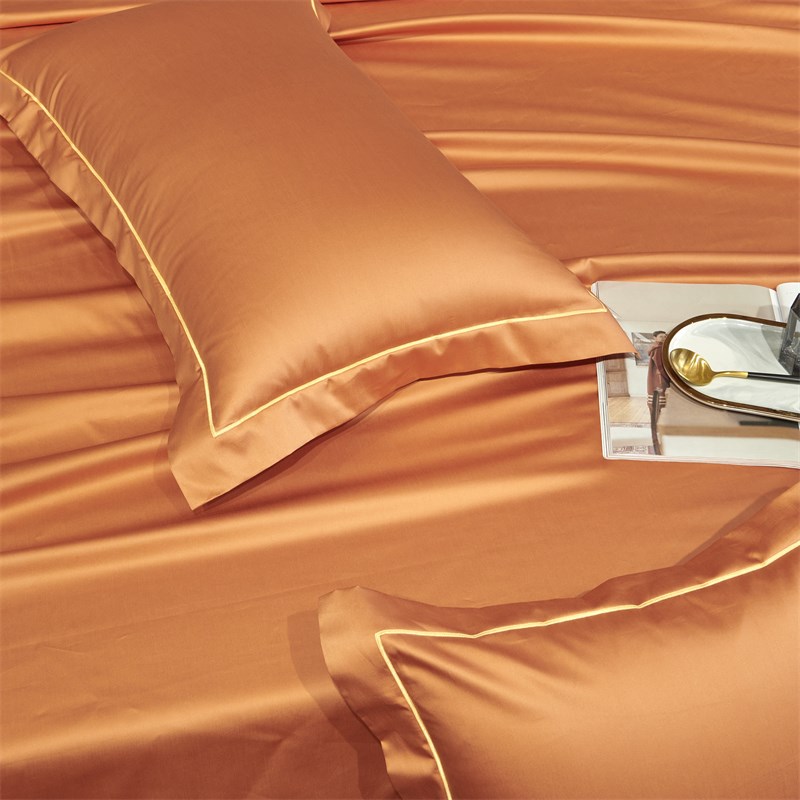 A类100支全棉纯棉长绒棉纯色枕套枕头套子48*74一对装婴幼儿孕妇