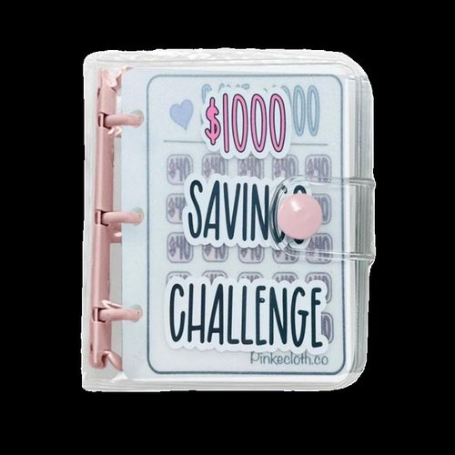 记账本存钱袋现金纸币活页能放钱的小本子攒钱挑战儿童52周收纳册