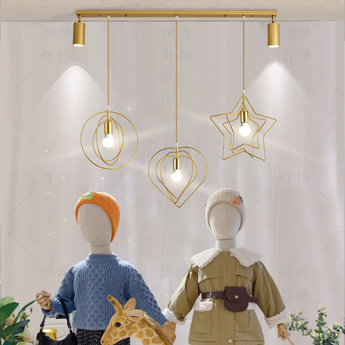 轻奢服装店橱窗灯吧台创意商用网红女装店铺装饰童装店美甲店吊灯