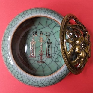 传统安忍水龙银六帝铜钱粗海盐厕所西北绝命HOT家居桌面摆件饰品