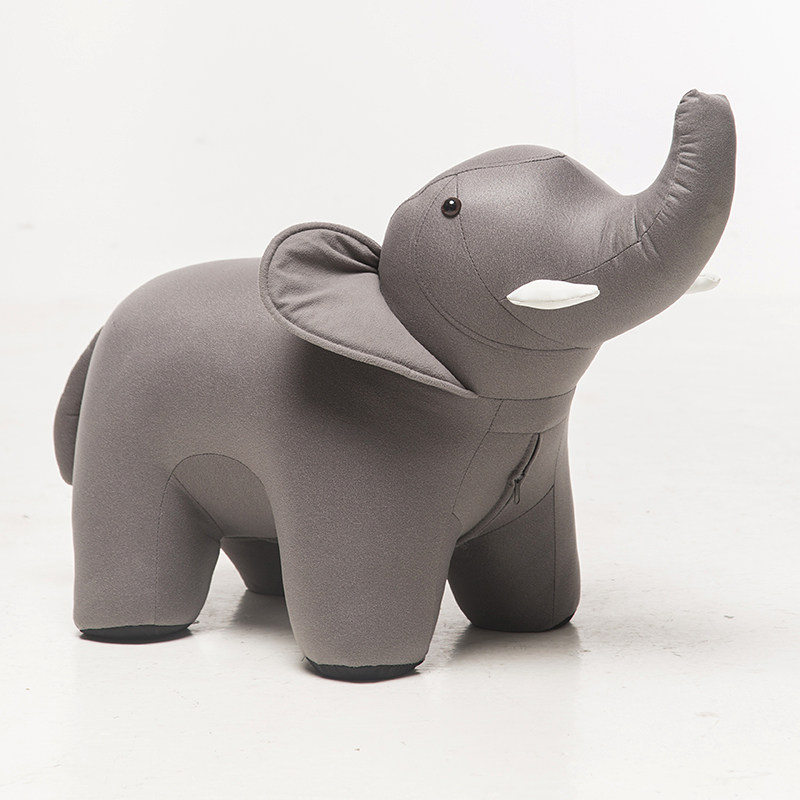 长颈鹿动物凳子创意大象板凳椅子宠物皮质轻奢座椅坐凳客厅换鞋凳