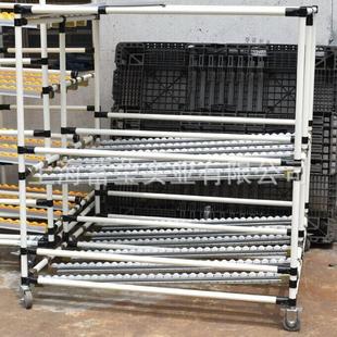 推车流利架 线棒精益管货架专用耐用移动