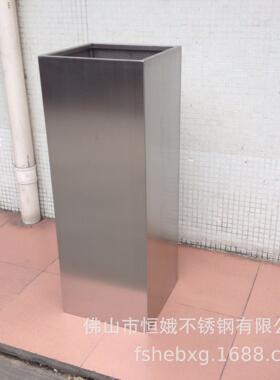 不锈钢花瓶 商场装饰花瓶 落地花瓶金属摆件