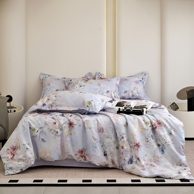 寒念艾阳暖棉印花四件套