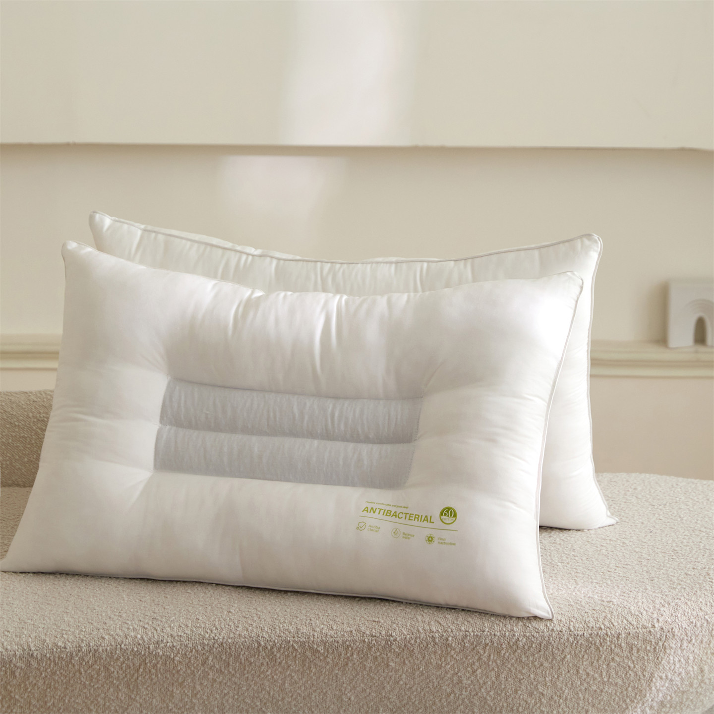 全棉A类60支决明子护颈枕