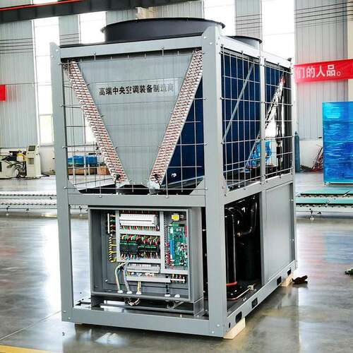 空气源热泵低温机组空气能热泵冷暖两用机组风冷模块学校宾馆商用