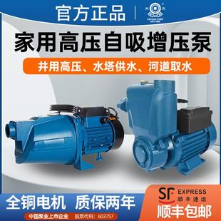 自吸泵喷射泵家用220V自来水吸水泵抽井水增压泵全自动抽水泵 大元