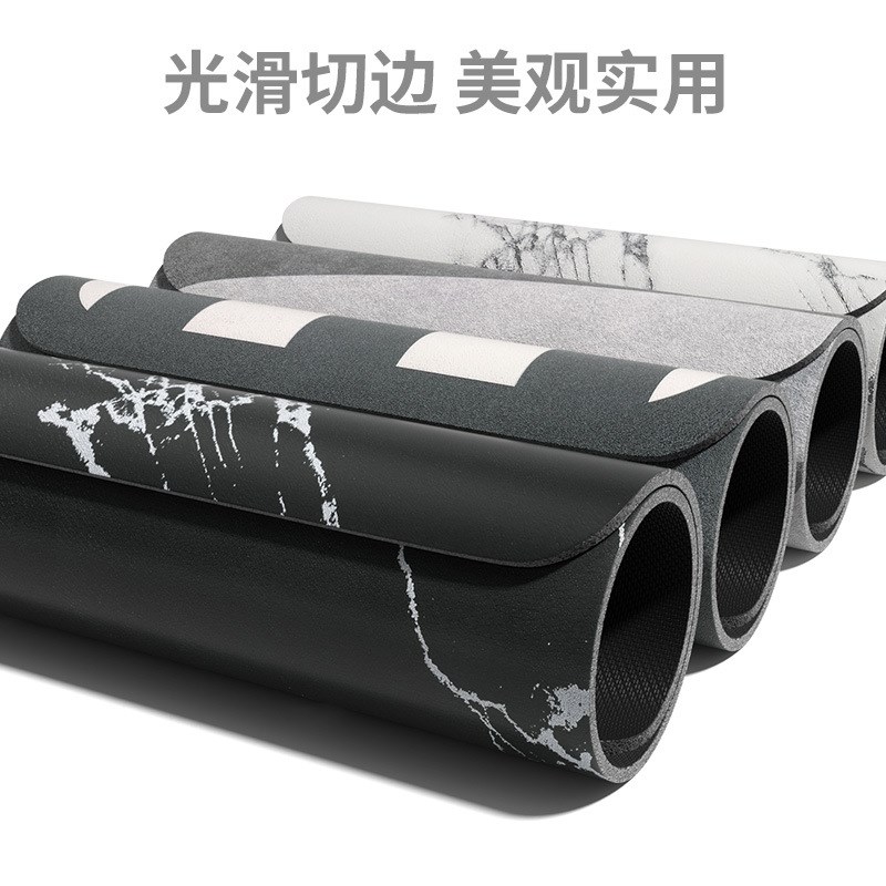 优选PU皮硅藻泥地垫浴室卫生间速干吸水防滑脚垫软垫子Y橡胶底加