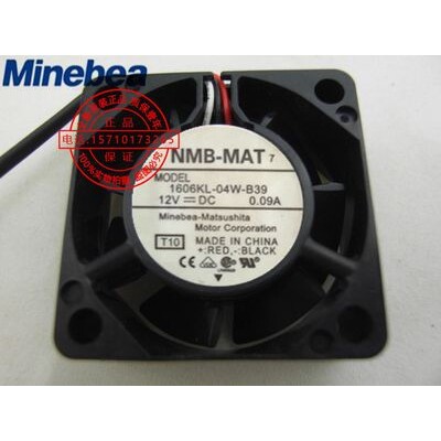 NMB-MAT 1606KL-04W-B39 12V 0.09A 4015 3线 服务器 机箱 风扇