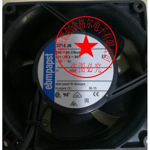 3214JN 3214JNU 24VDC 270MA 6.5W 原装正品德国进口轴流风扇