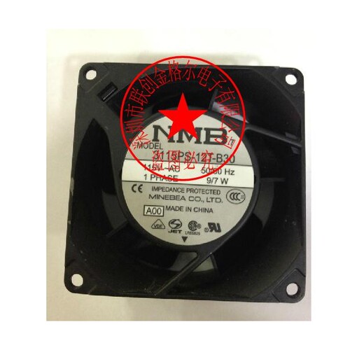 3115PS-12W-B30 115VAC 3115PS-12T-B30原装正品 80*80*38风扇