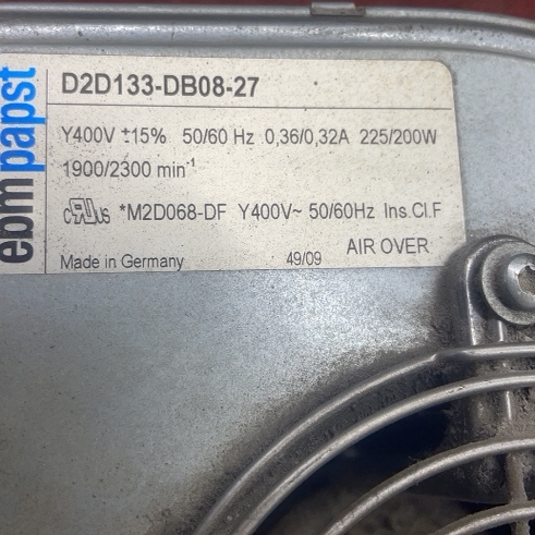 D2D133-DB08-27 AC400V 190/255W DB04-23 德进口 进口离心鼓风机