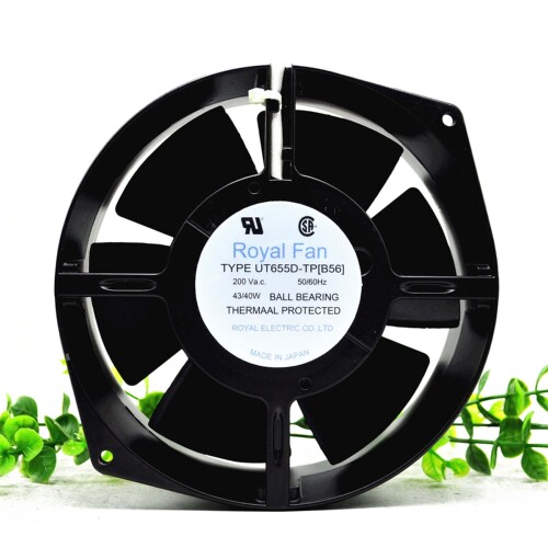 UT655D-TP[B56] 原装日本ROYALFAN 200VAC 43/40W 金属耐高温风扇