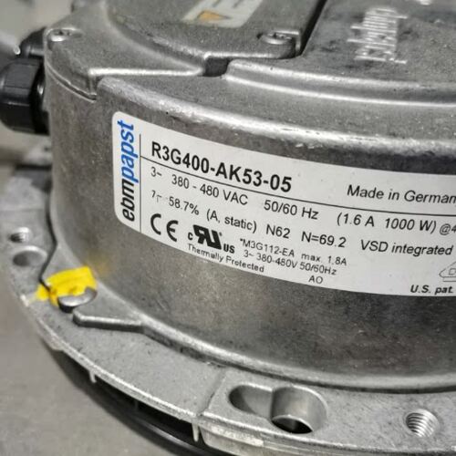 R3G400-AK53-05 380V 原装正品德国 EC离心风机 散热风扇
