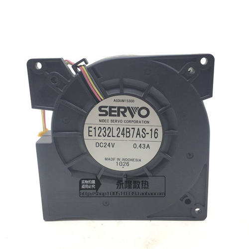 伺服 E1232L24B7AS-16 24V0.43A 12032 12CM涡轮鼓风机变频器风扇