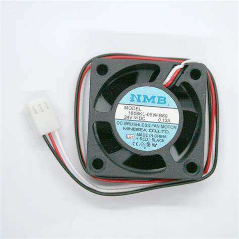 1608KL-05W-B69现货NMB 24V 0.13A 40*40*20三线数控机床风扇
