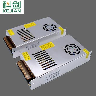 220V转24V10A20A电源直流12V10A120W250W开关电源S-500-24变压器