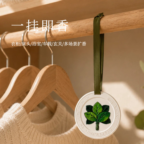 柚子叶祈福去晦气石膏片留香