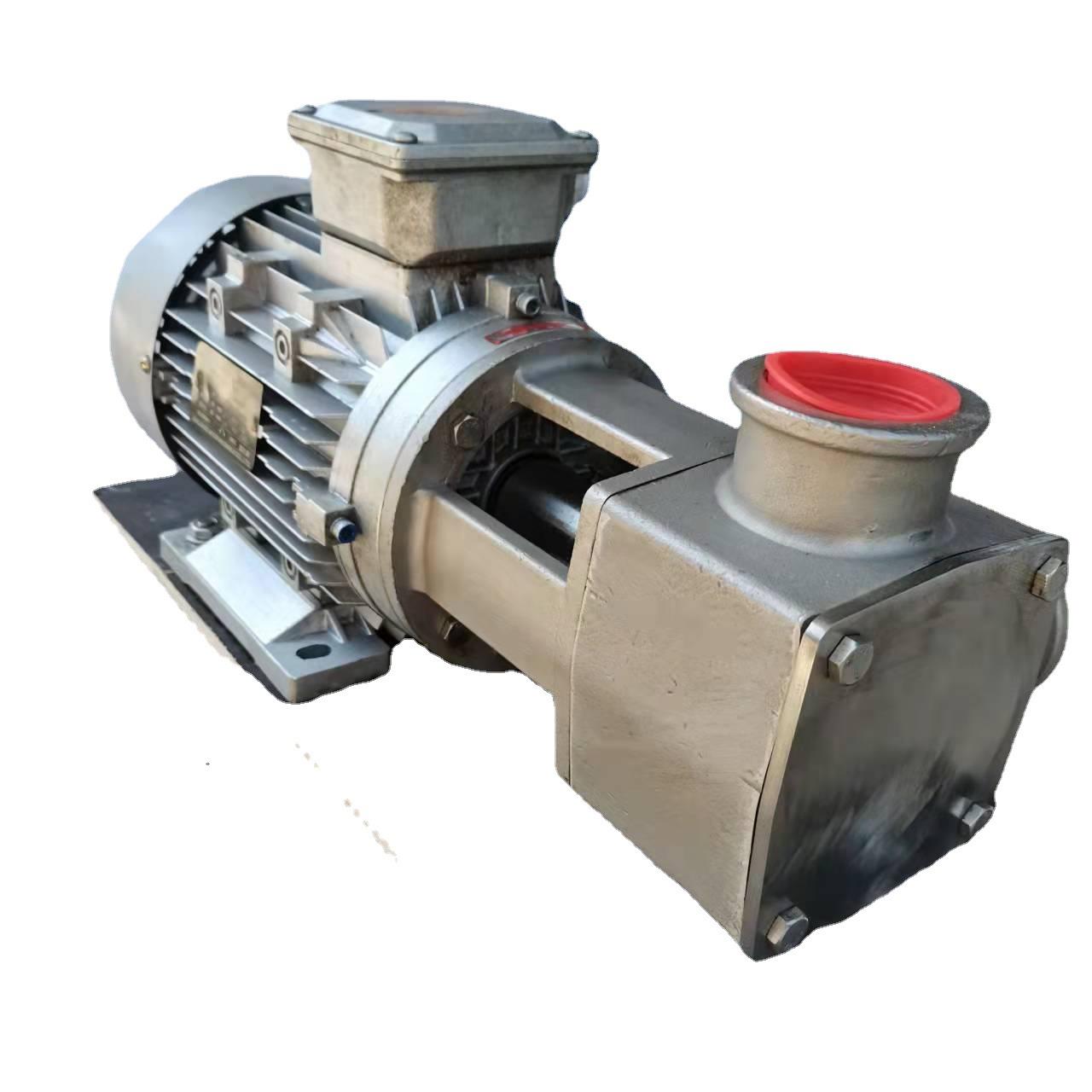 惠州沃德不锈钢材质牛奶豆浆自吸挠性泵25-RXB浓稠液循环自吸泵