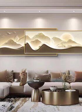 抽象奢简约风客厅饰壁画现代轻沙发背景装墙叠加挂画高GR-5464级