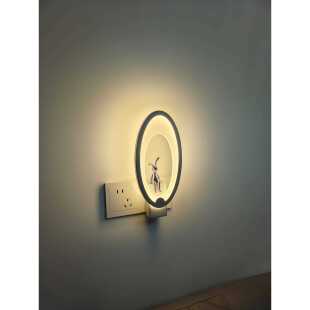 插座壁带灯免安布线即装 插墙47146即用客厅卧室走廊过道人体感应